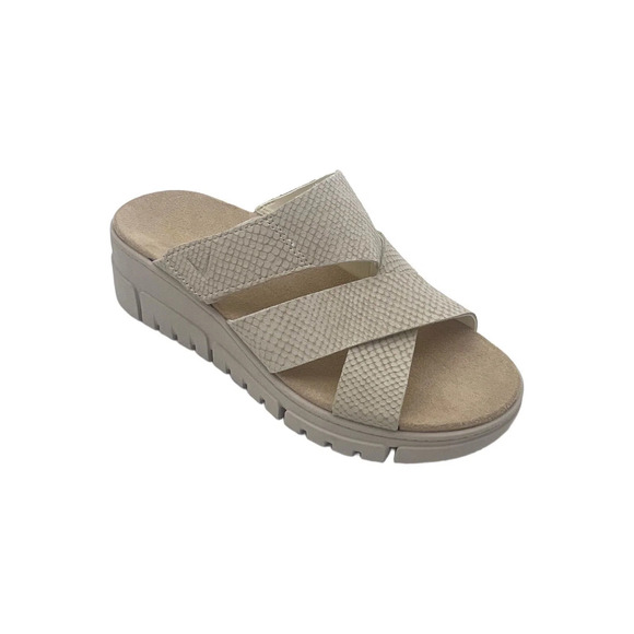 Vionic Shoes - Vionic Women's Uptown Sunset Slide Sandal Ivory - Wide